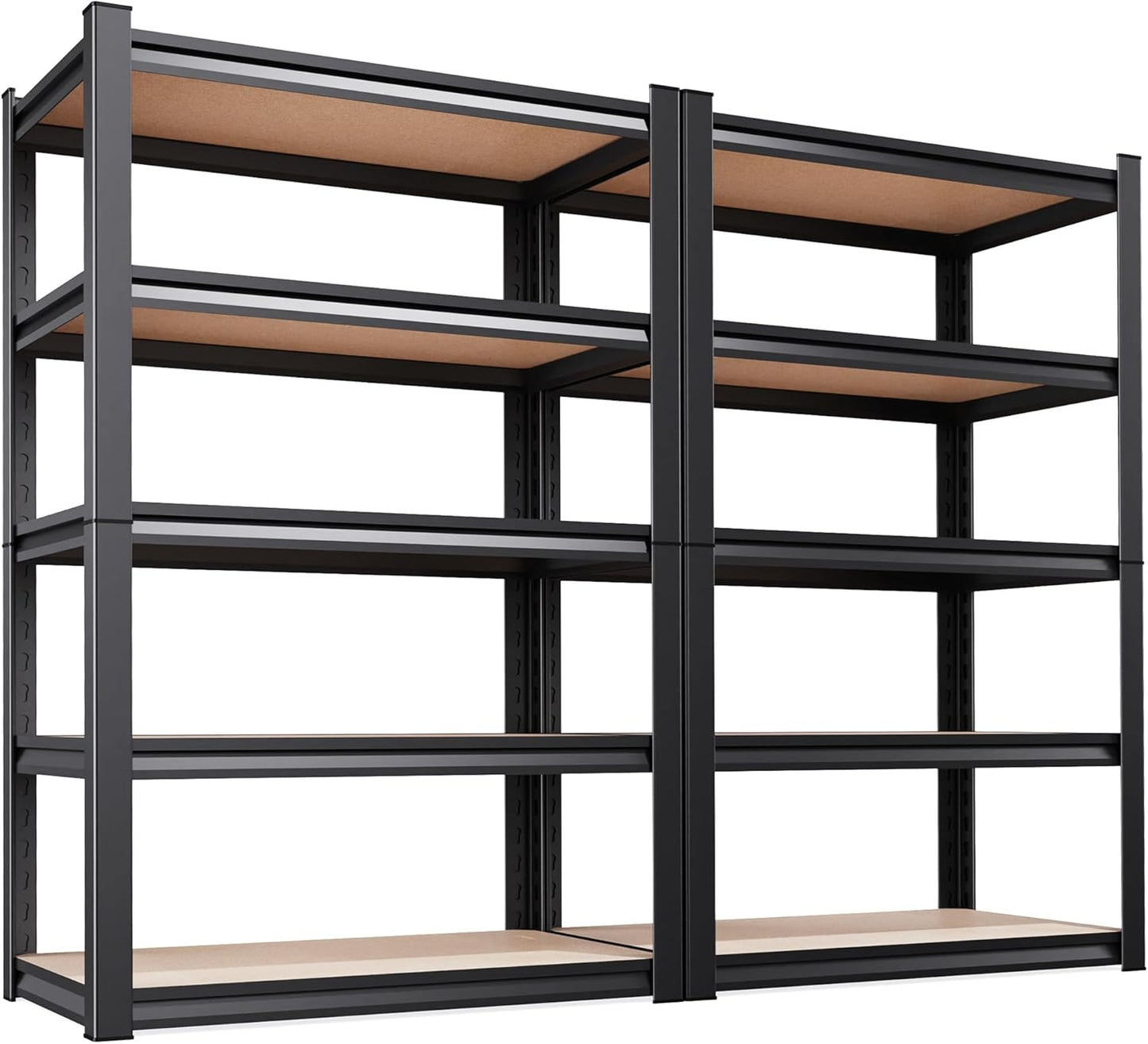 Garage Shelving-3000 lbs 5 Tier Storage Shelves,Adjustable Heavy Duty Metal Shelving Unit and Storage Large Wire Rack,Utility Steel Shelf for Warehouse Industrial Pantry Basement 71"x46"x18"